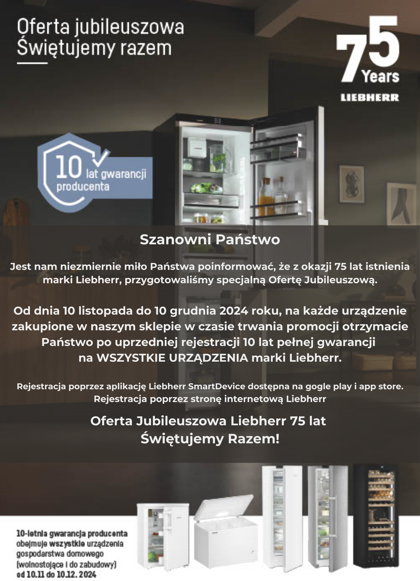 LIEBHERR Oferta Jubileuszowa