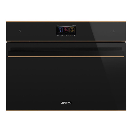 SMEG Piekarnik elektryczny z funkcją mikrofali SF4604WMCNR wysokość: 45 cm, MICROCOMBI, wyświetlacz LCD, Do zabudowy