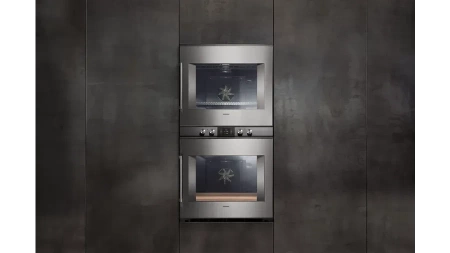 Gaggenau BX481112 Seria 400, podwójny piekarnik elektryczny 76 cm - stal nierdzewna, Do zabudowy