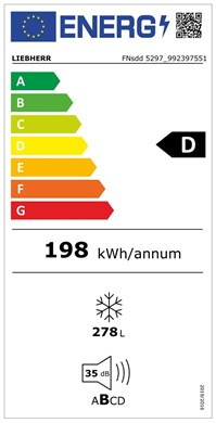 Liebherr Zamrażarka FNsdd 5297 szufladowa z systemem NoFrost, Wolnostojąca