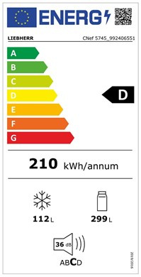 Liebherr Chłodziarko-zamrażarki CNef 5745 z systemem BioCool, NoFrost i DuoCooling, Wolnostojące