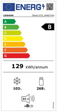 Liebherr Chłodziarko-zamrażarki CNsdb 5723 z systemem EasyFresh, NoFrost i DuoCooling, Wolnostojące