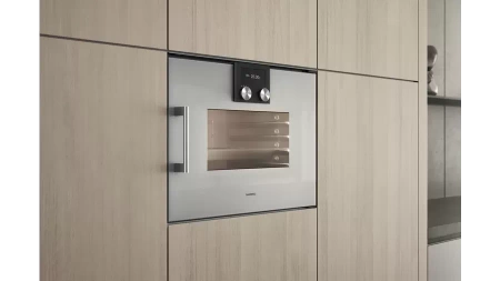 Gaggenau Piekarnik z funkcją mikrofali BMP250110 z serii 200, 36l, wysokość 45cm, Do zabudowy