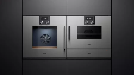 Gaggenau Piekarnik z funkcją mikrofali BMP250100 z serii 200, 36l, wysokość 45cm, Do zabudowy