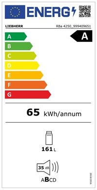 Liebherr Chłodziarka RBa 4250 z technologią BioFresh, Wolnostojące
