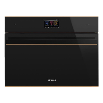 SMEG Piekarnik elektryczny z funkcją mikrofali SF4604WMCNR wysokość: 45 cm, MICROCOMBI, wyświetlacz LCD, Do zabudowy